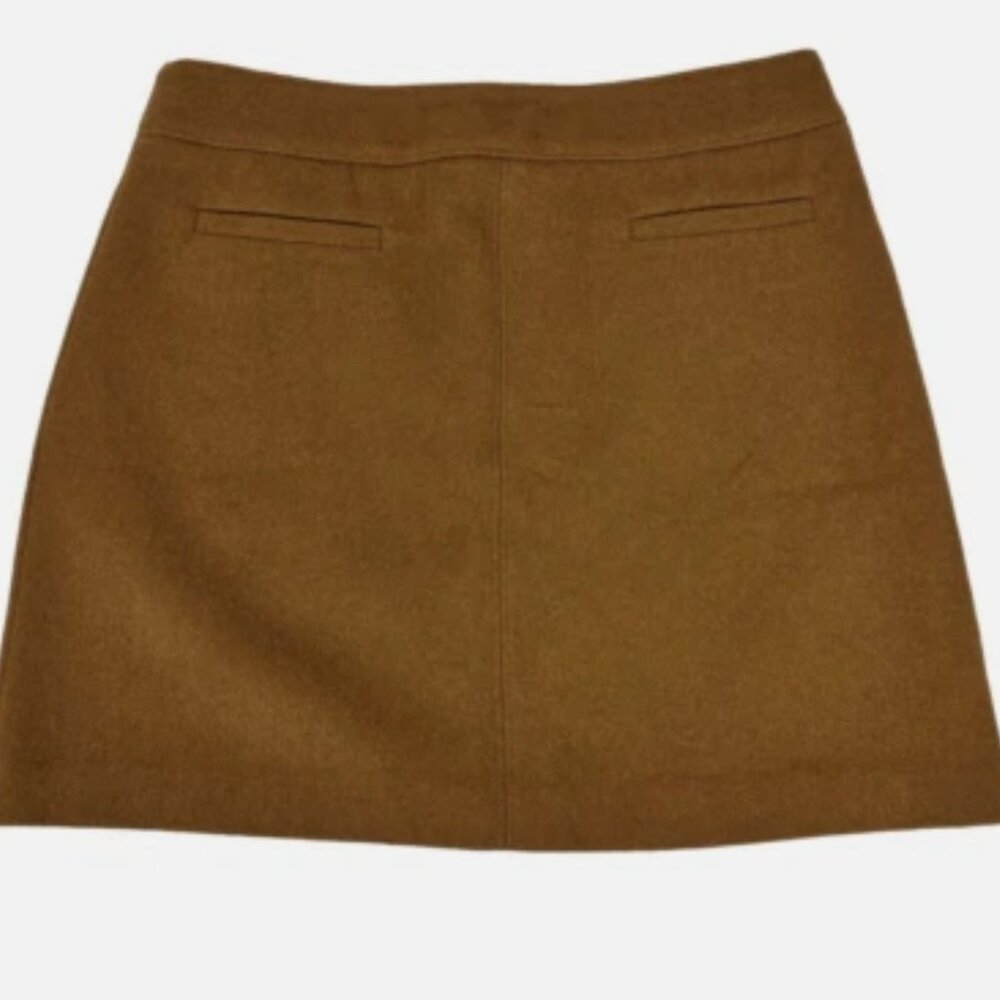 Loft Wool Blend, Trendy, Stylish, Work, Versatile, Carmel Mini Skirt Size 14